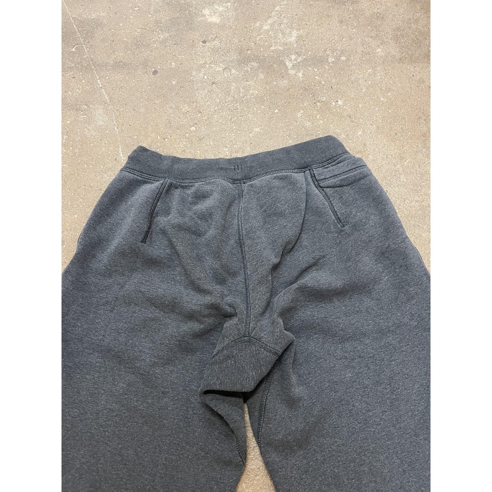 Lululemon Sweatpants Mens Medium Charcoal Gray Fleece Lined Drawstring Open Hem - Picture 8 of 16